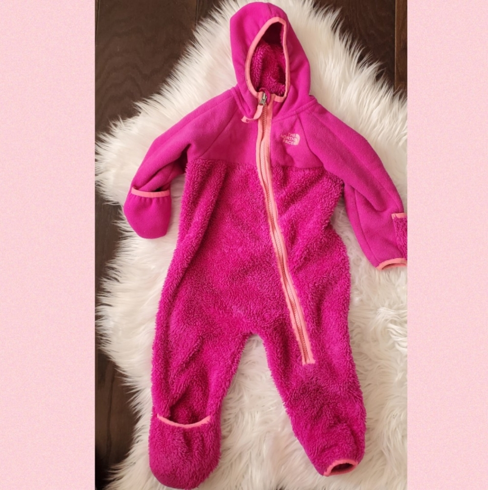 Baby Girl North Face Snow Suit 6-12 months